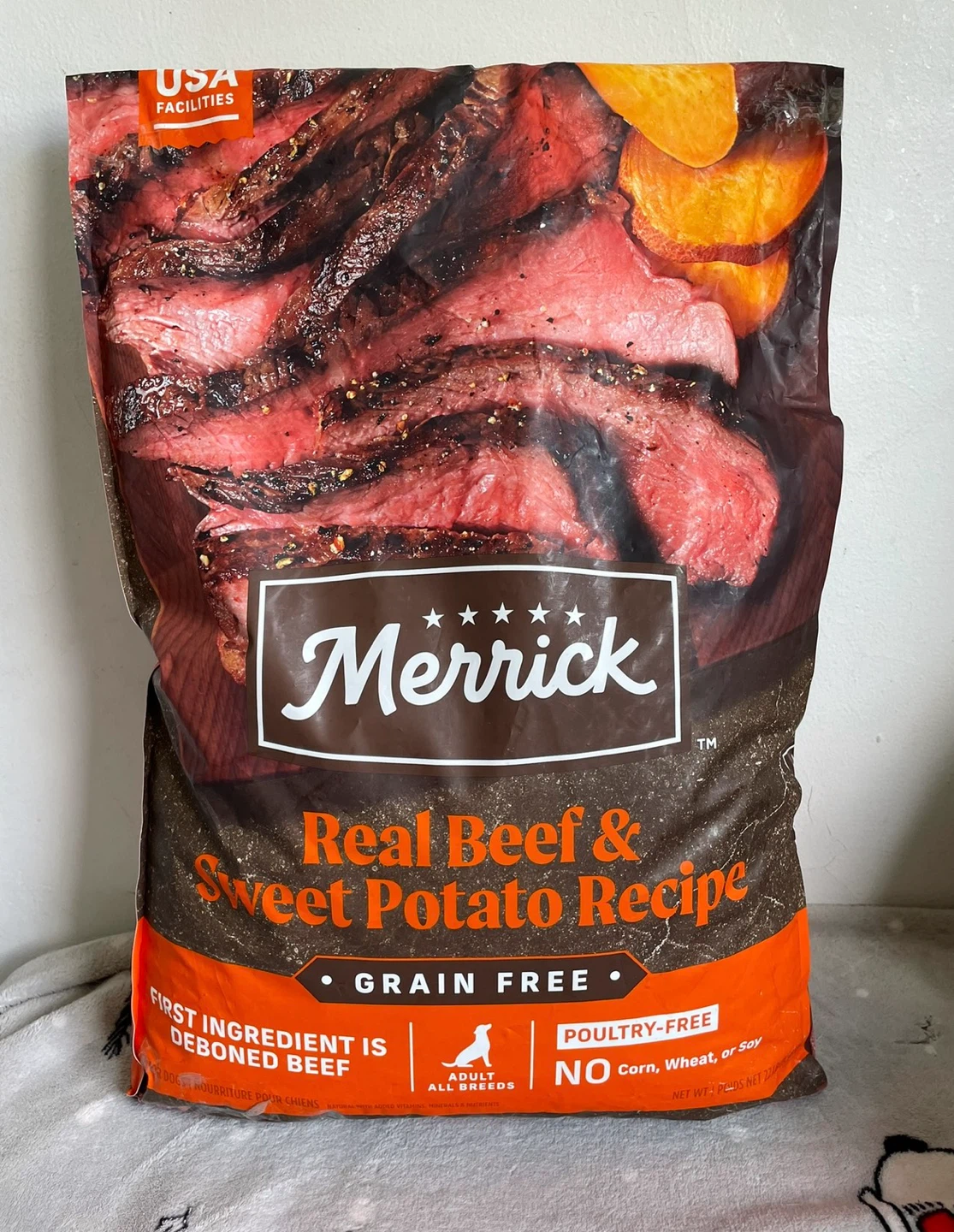 22lbs Merricks Dog Food (Chicken Free)