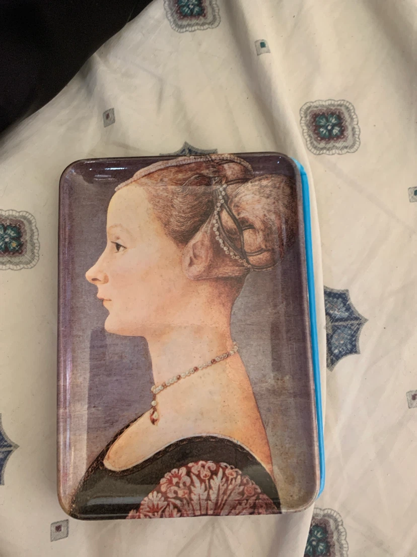 Decorative Tray with Colosseum and Renaissance Portrait - photo 3