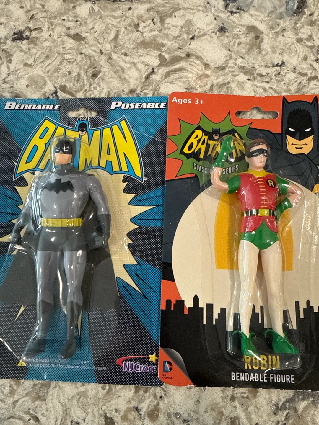 Batman and Robin Bendable Figures - NJ Croce