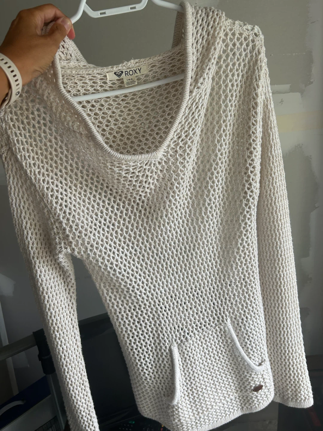 Roxy Knit Hooded Sweater