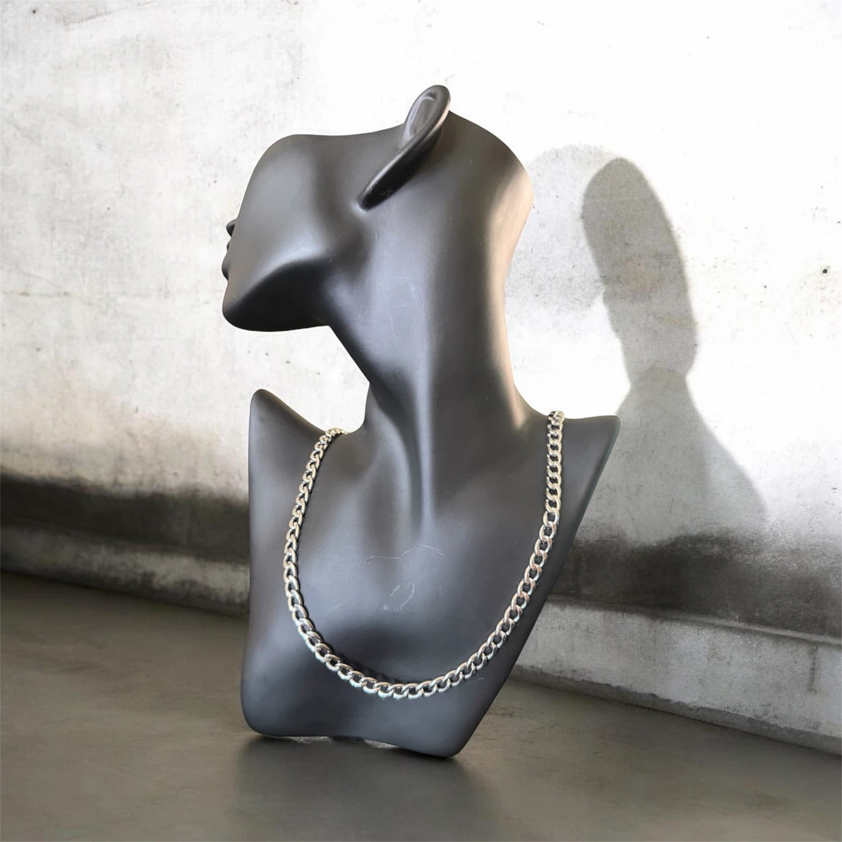 Stainless Steel Curb Chain Necklace