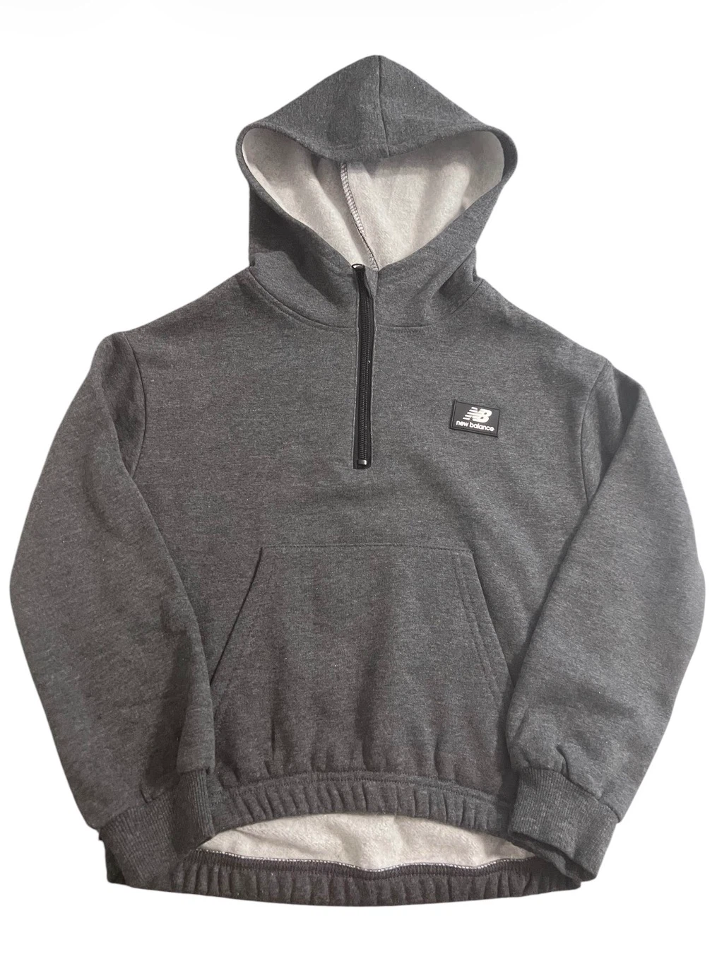 New Balance Kids Fleece Half-Zip Hoodie | Size Small (7/8)