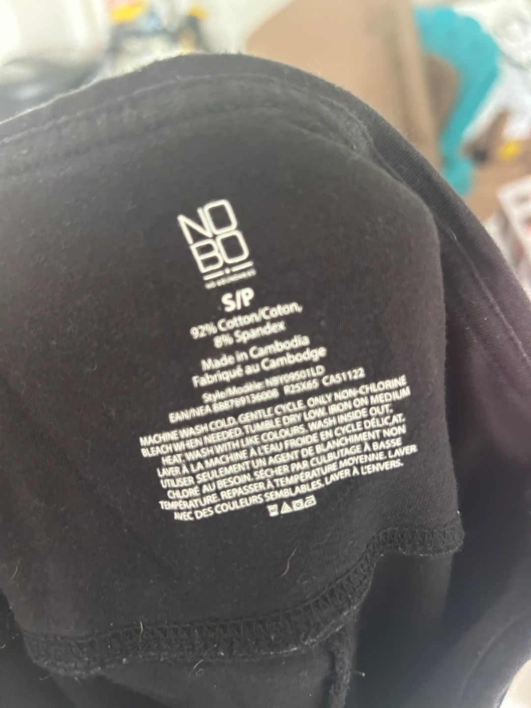 NOBO Black Leggings Size S/P