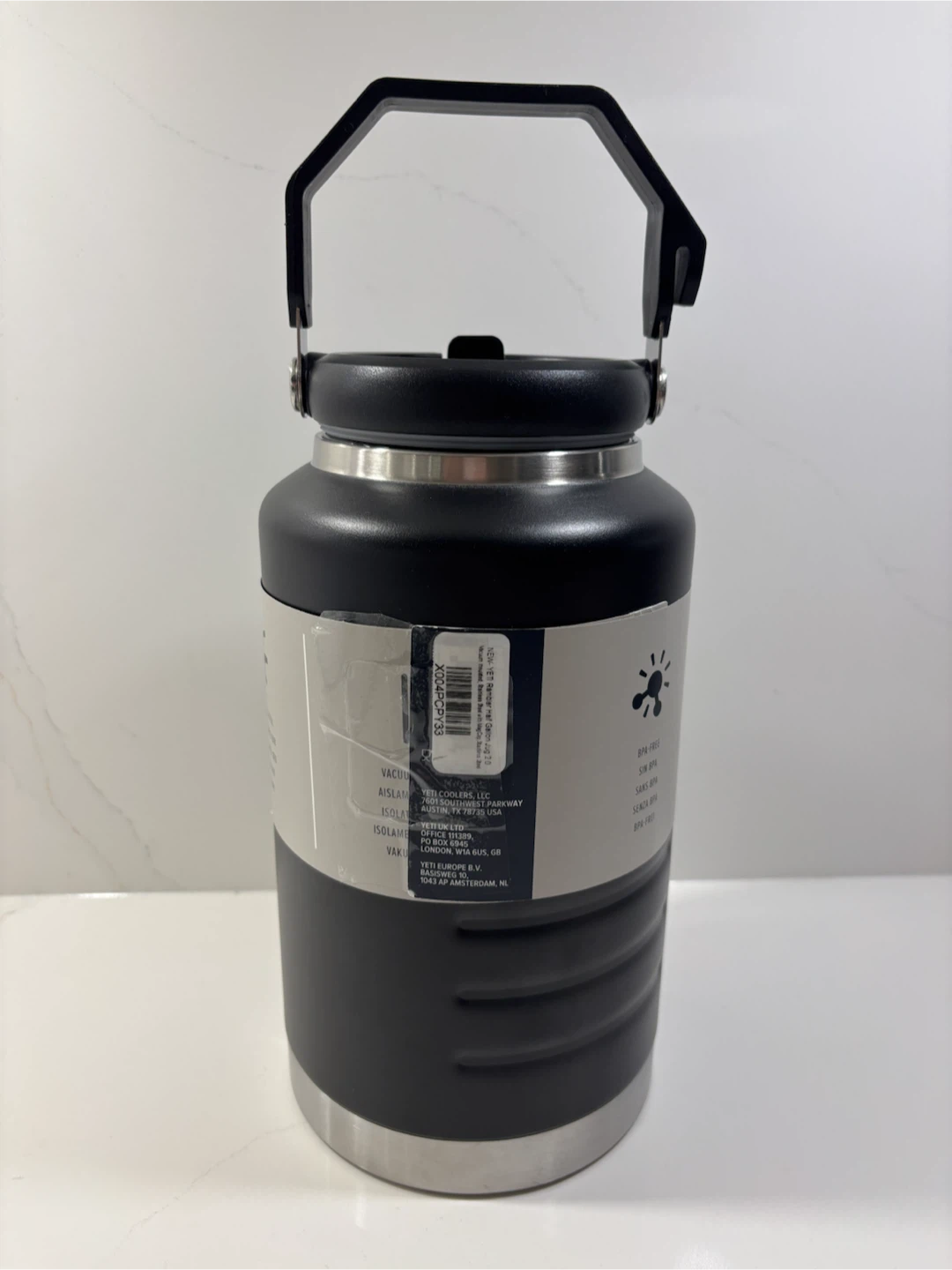 YETI Rambler 1/2 Gallon Jug, 1.89L - Black - NEW - photo 3