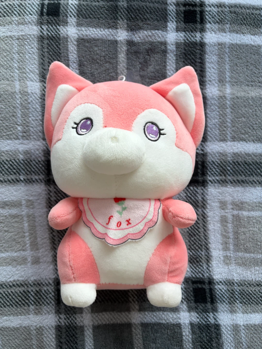 Pink Fox Plush Toy