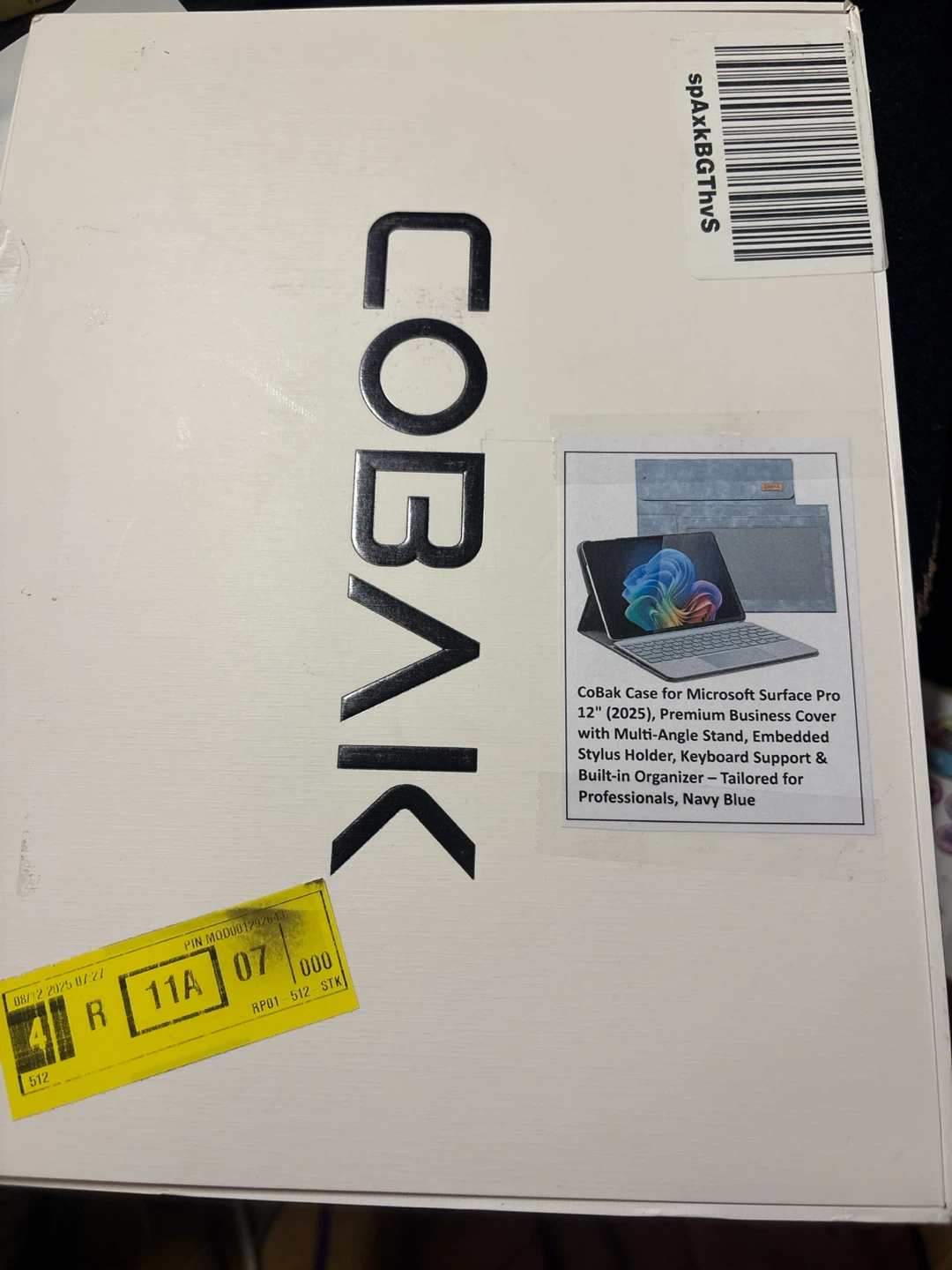 CoBak Case for Microsoft Surface Pro 12" (2025) - Navy Blue