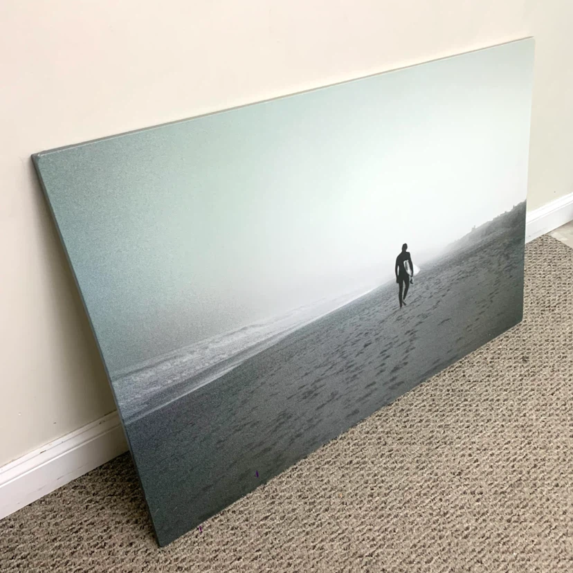 Beach Canvas Wall Art Surfer Ocean Picture Coastal Home Décor