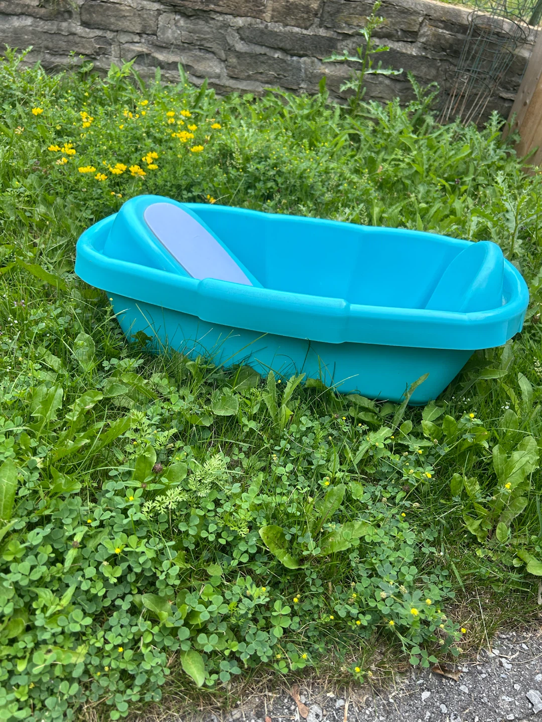 Blue Baby Bathtub - photo 2