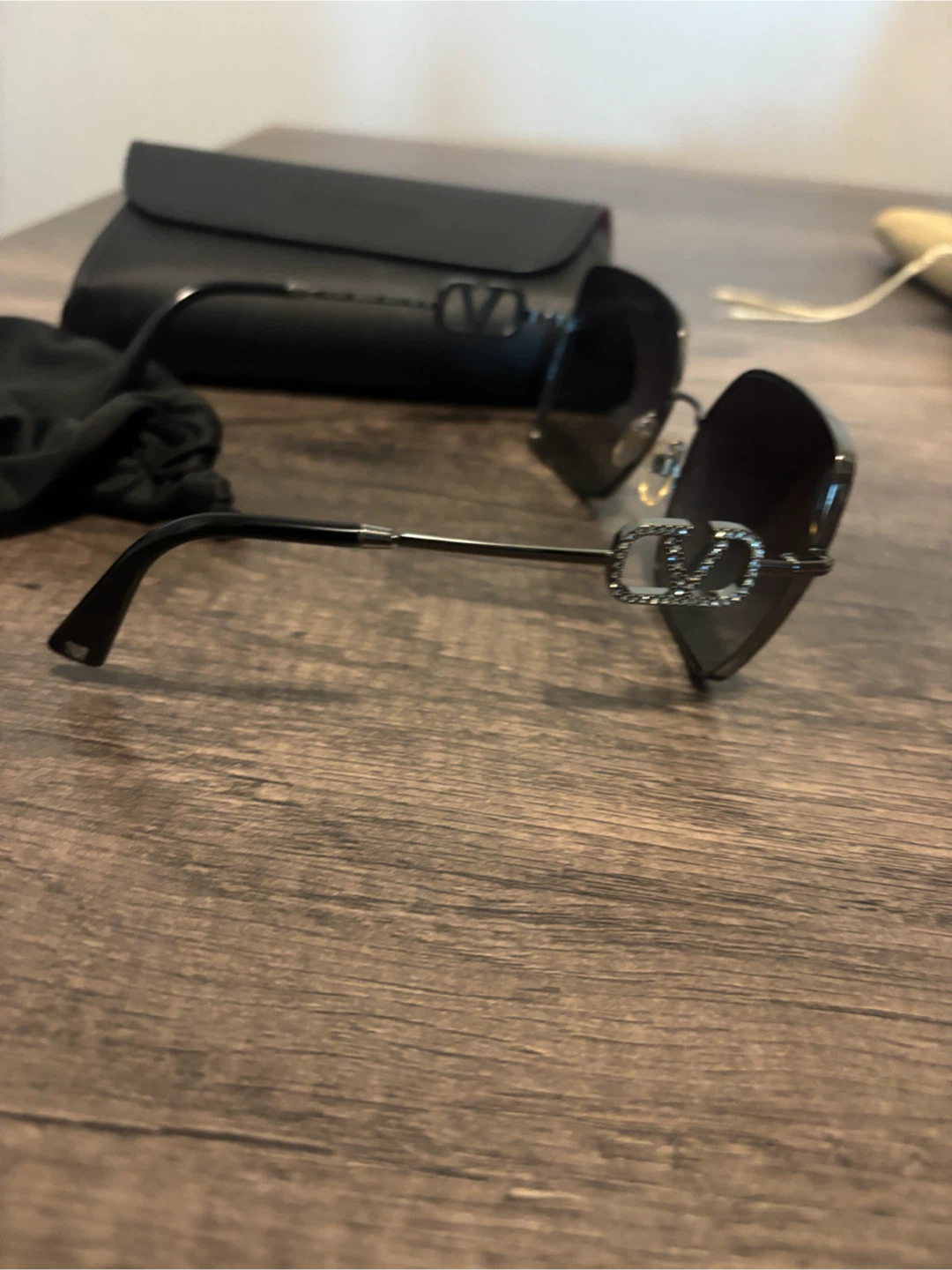 Valentino Sunglasses with Case and Pouch