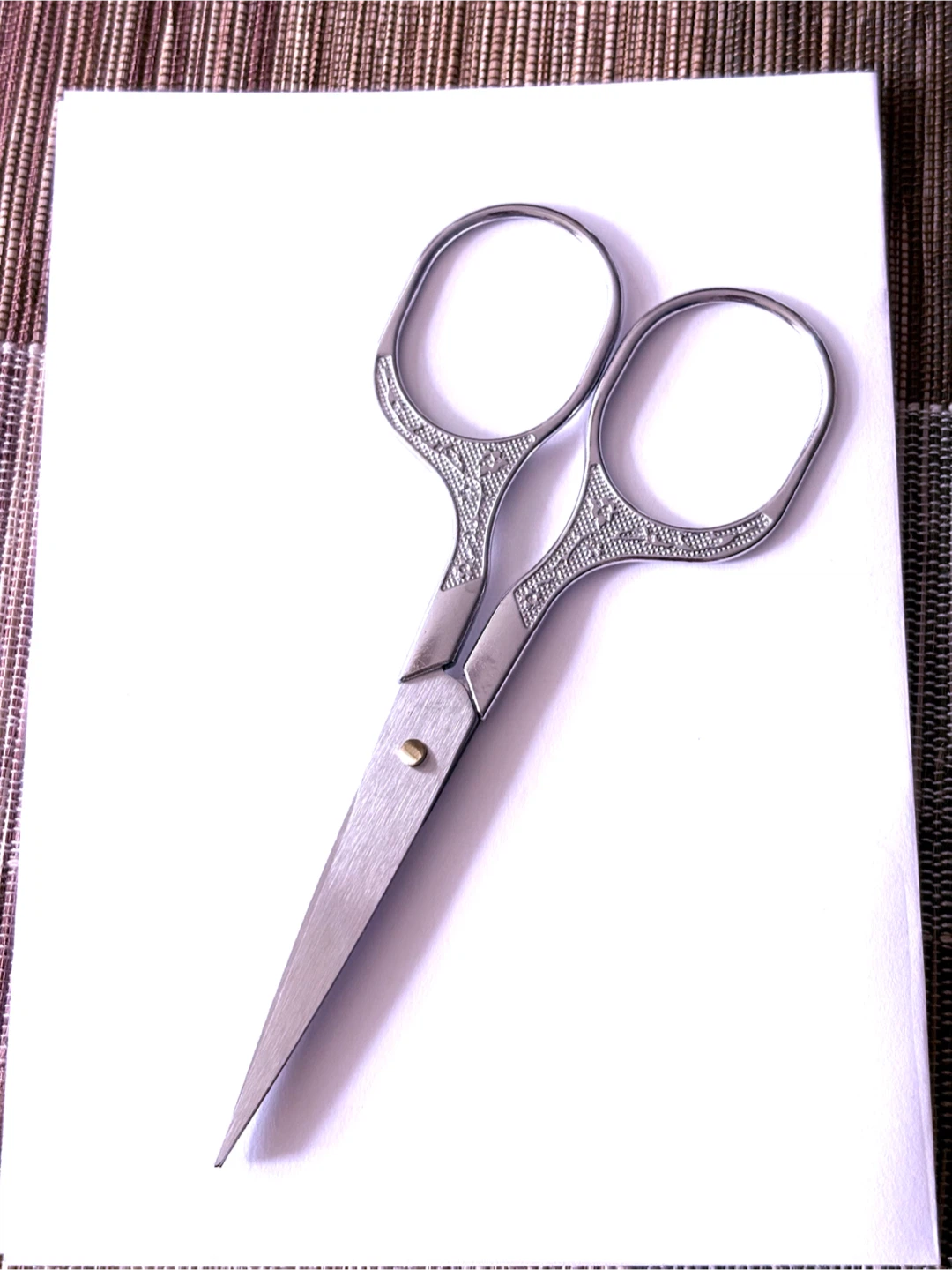 Ornate Stainless Steel Small Scissors