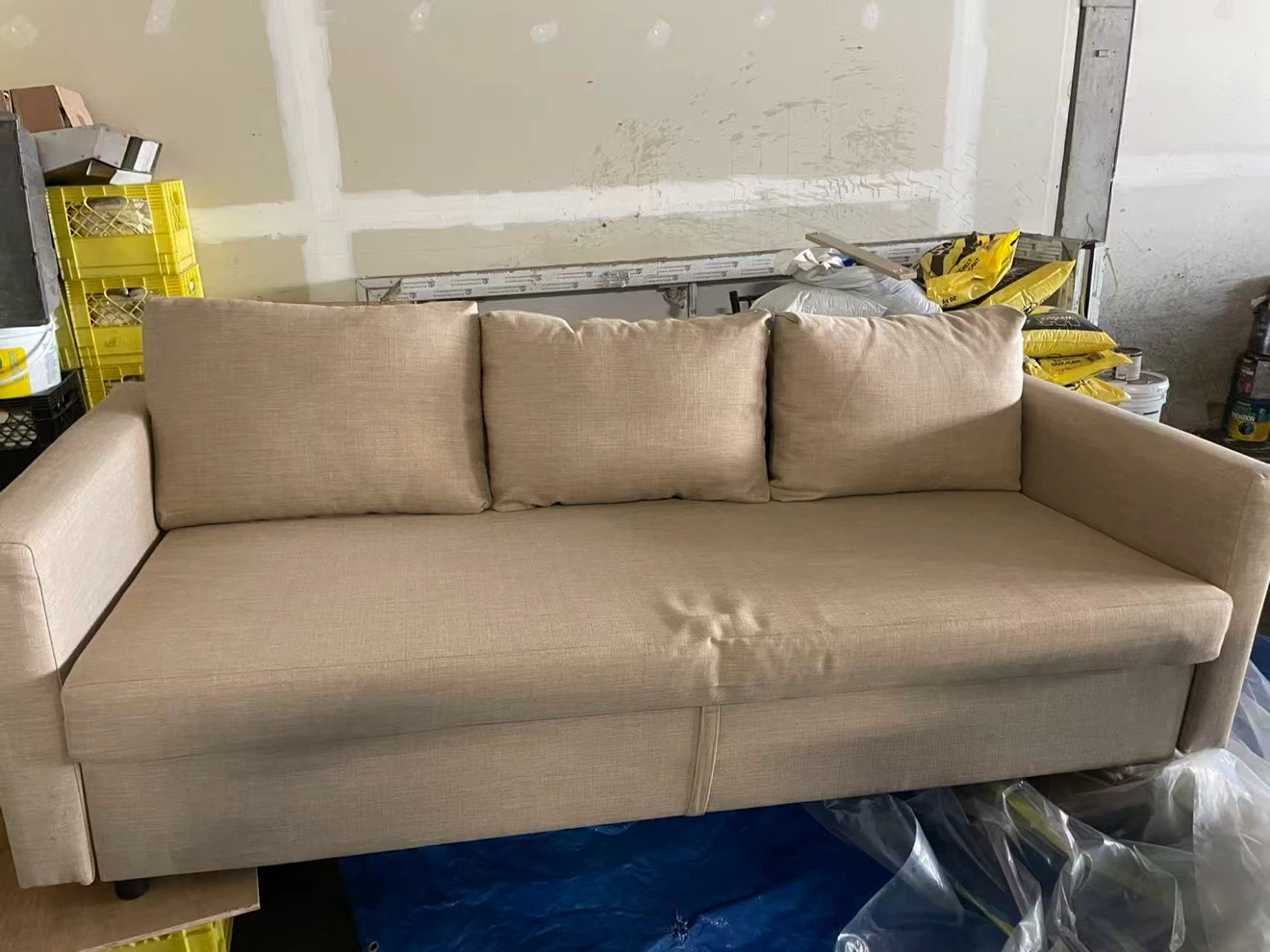 Beige Sofa Bed