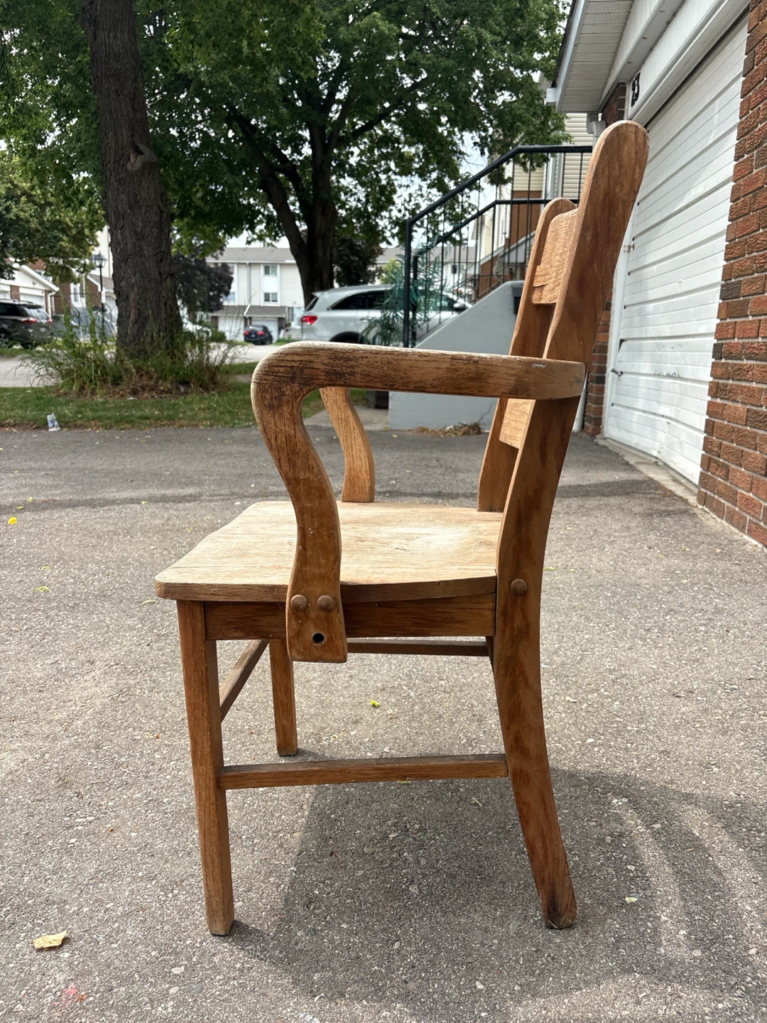 Wooden Arm Chair - photo 2
