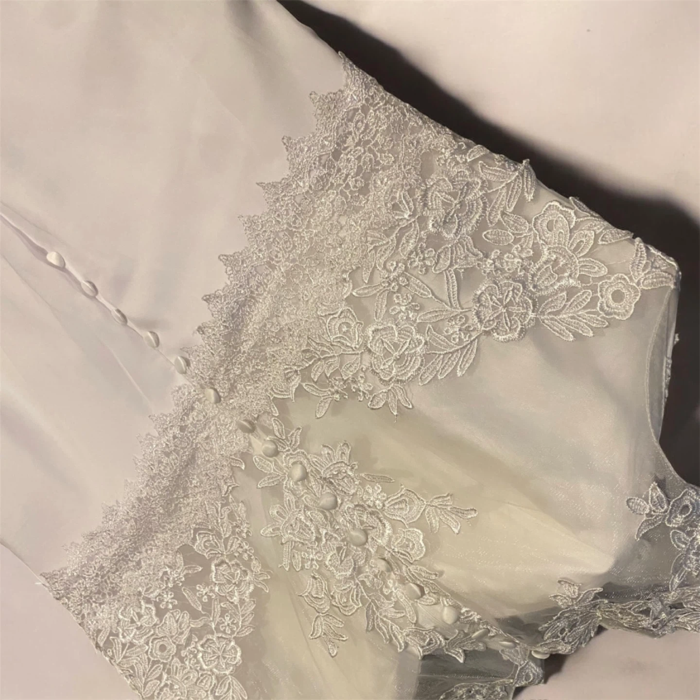 JAEDEN White Lace Wedding Dress - photo 3