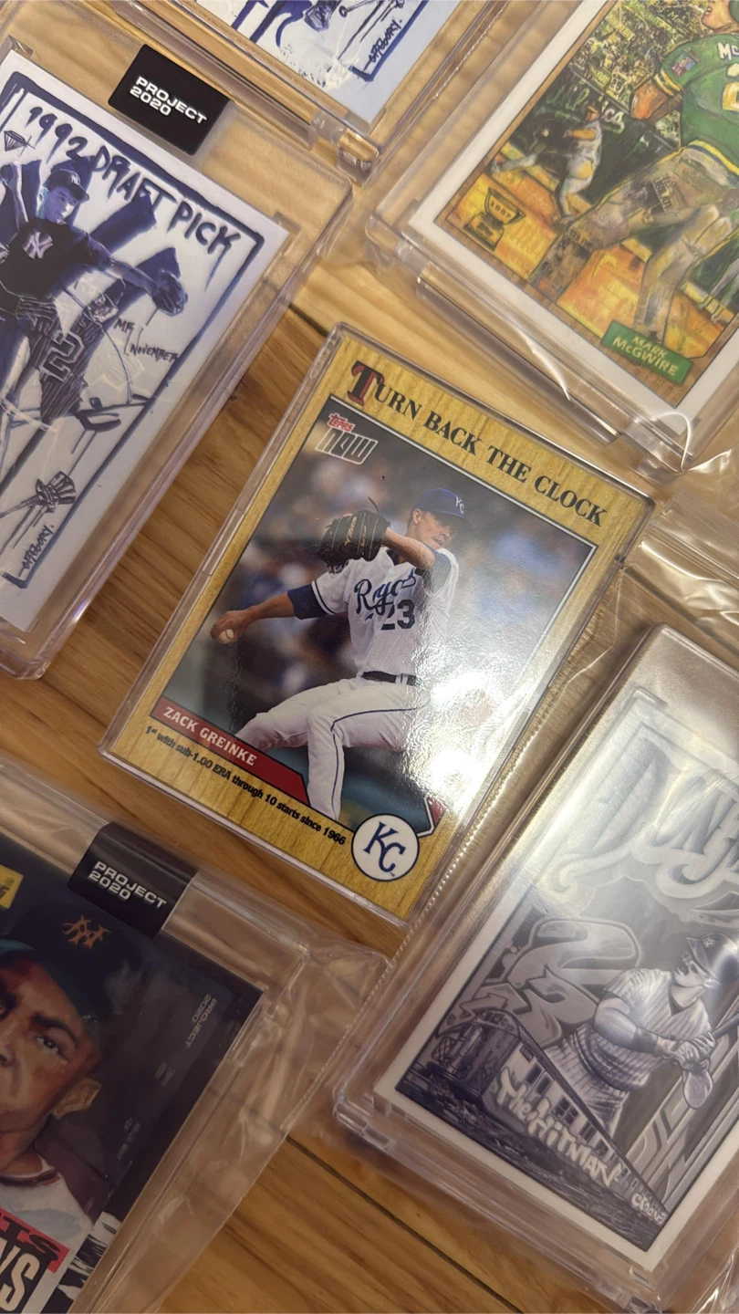 Topps Now Zack Greinke Turn Back The Clock Baseball Card