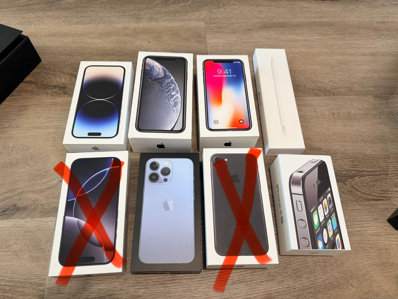 Boxes ONLY for various Apple iPhone Models