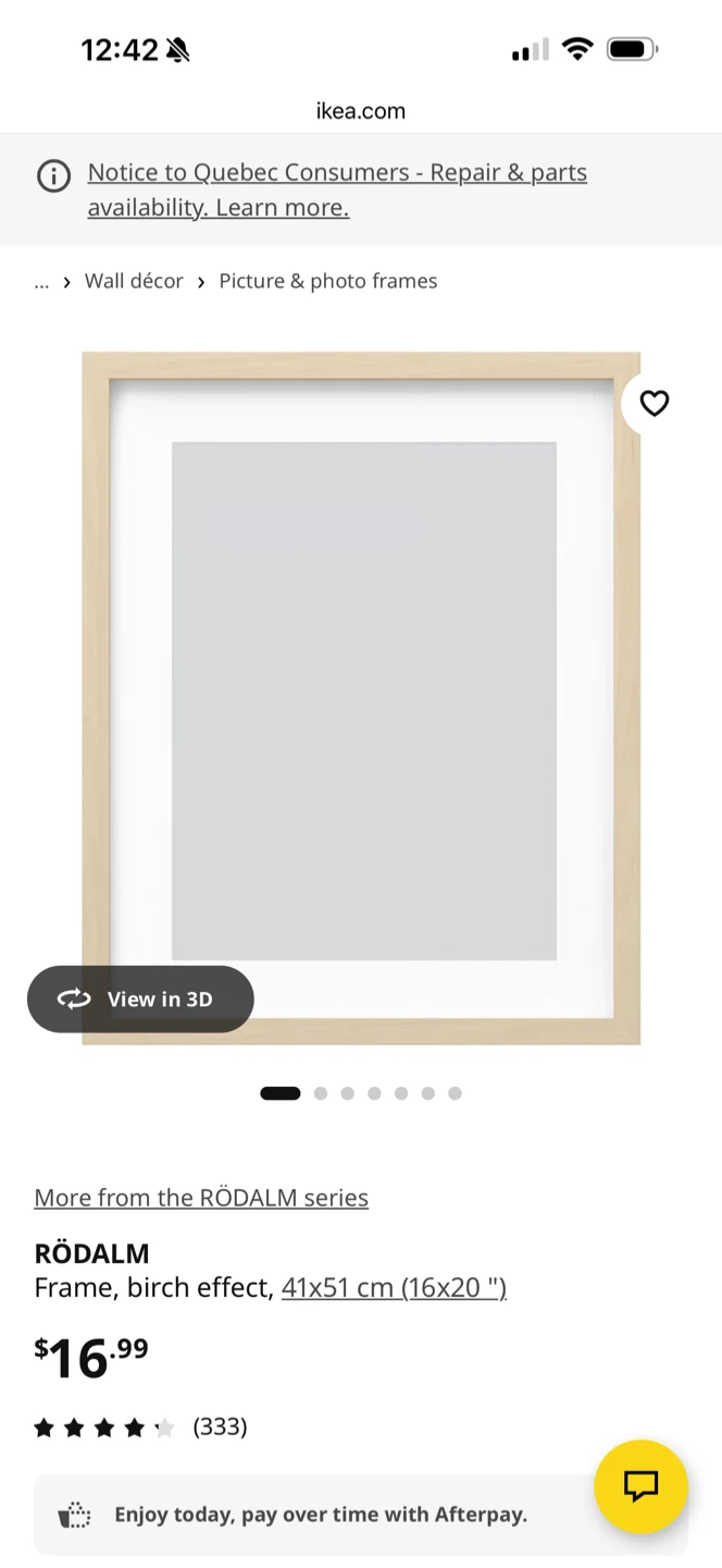 IKEA RÖDALM Frame - 41x51 cm (16x20") - photo 3