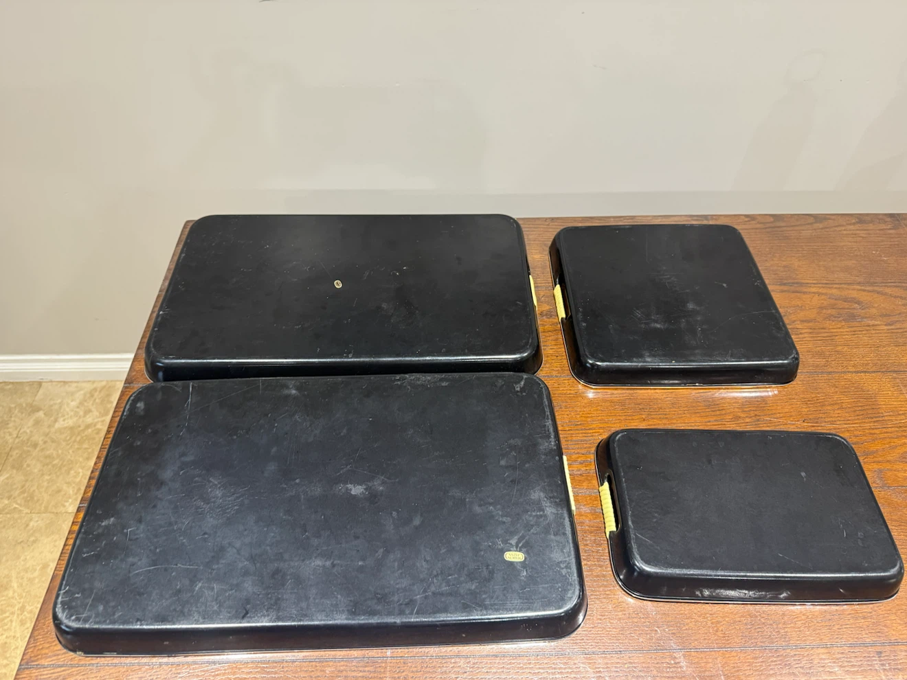 Black Lacquer Serving Trays - photo 2