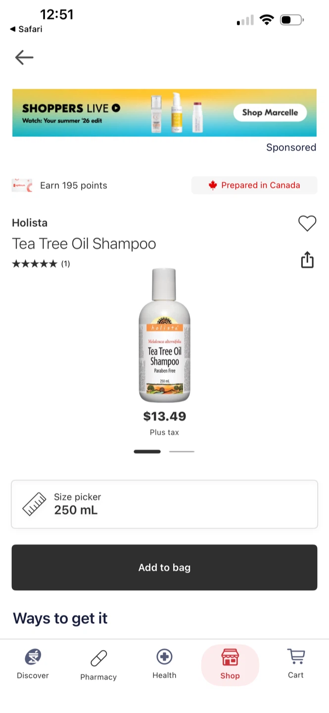 Holista Tea Tree Oil Shampoo 250 mL - photo 2