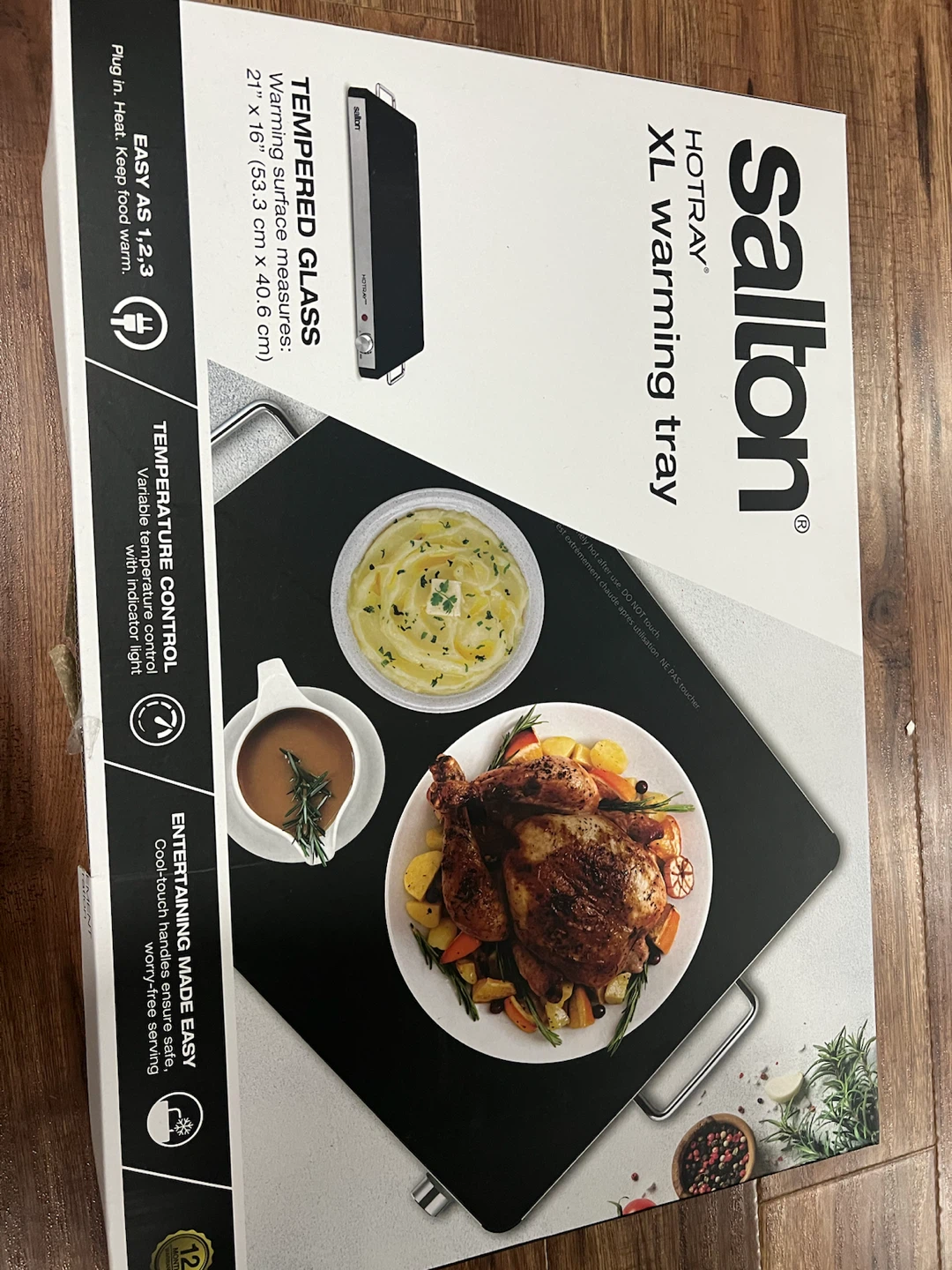 Salton Hotray XL Warming Tray (Brand New)
