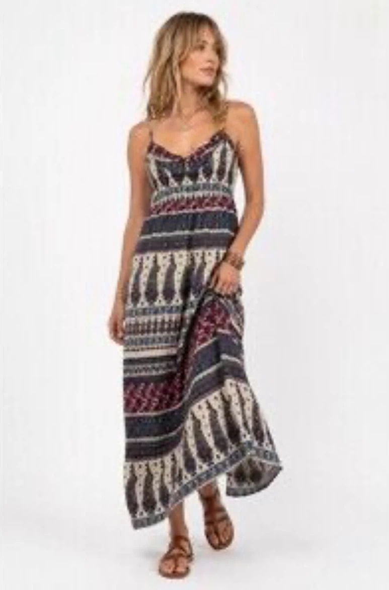 Band of Gypsies Paisley Maxi Dress size medium