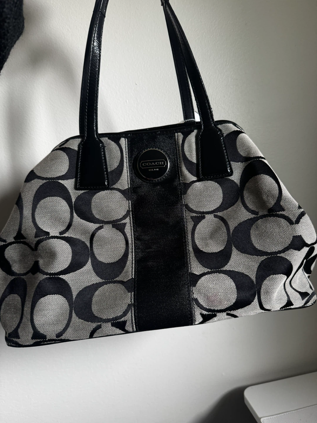 Coach Signature Monogram Carryall