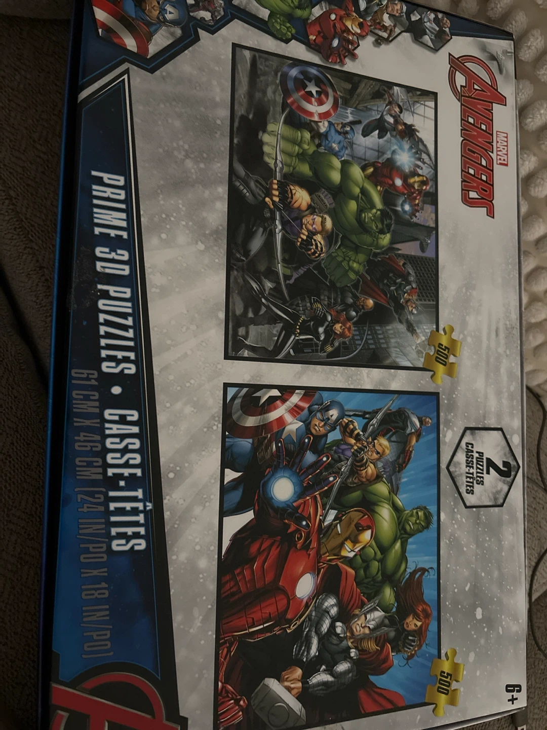 Marvel Avengers Prime 3D Puzzles (2-Pack, 500 Pieces Each) - photo 2