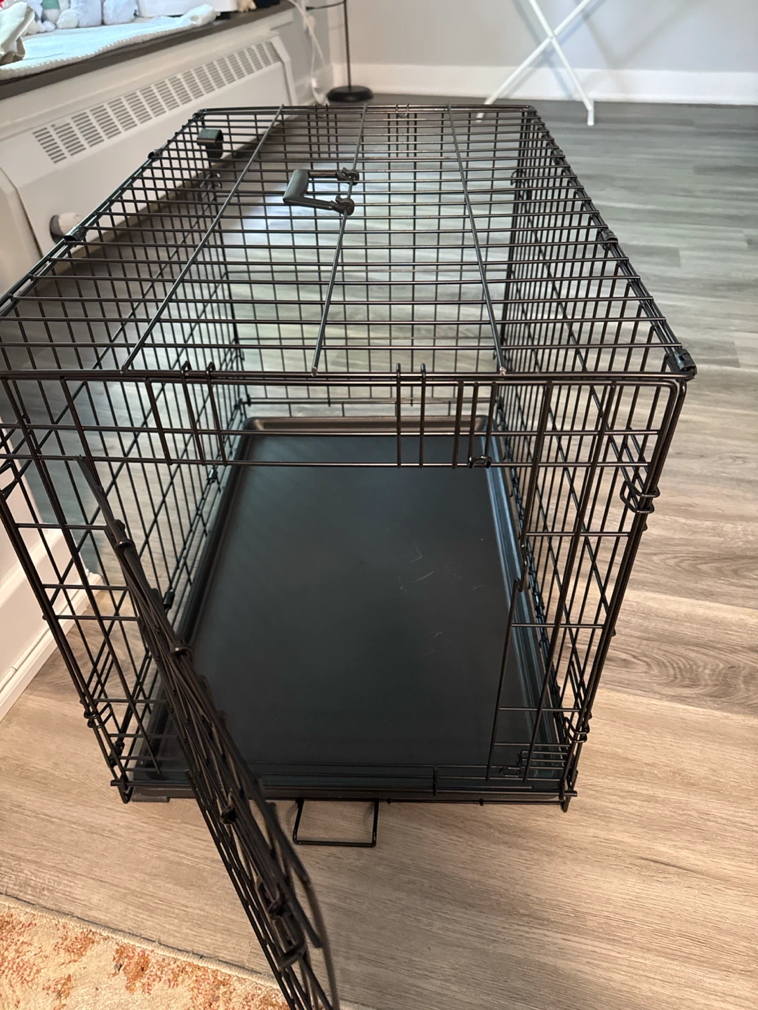 Black Metal Dog Crate - photo 2
