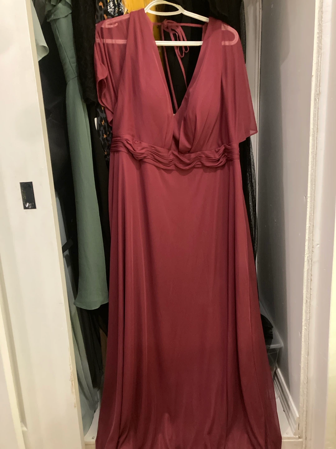 Maroon Maxi Dress