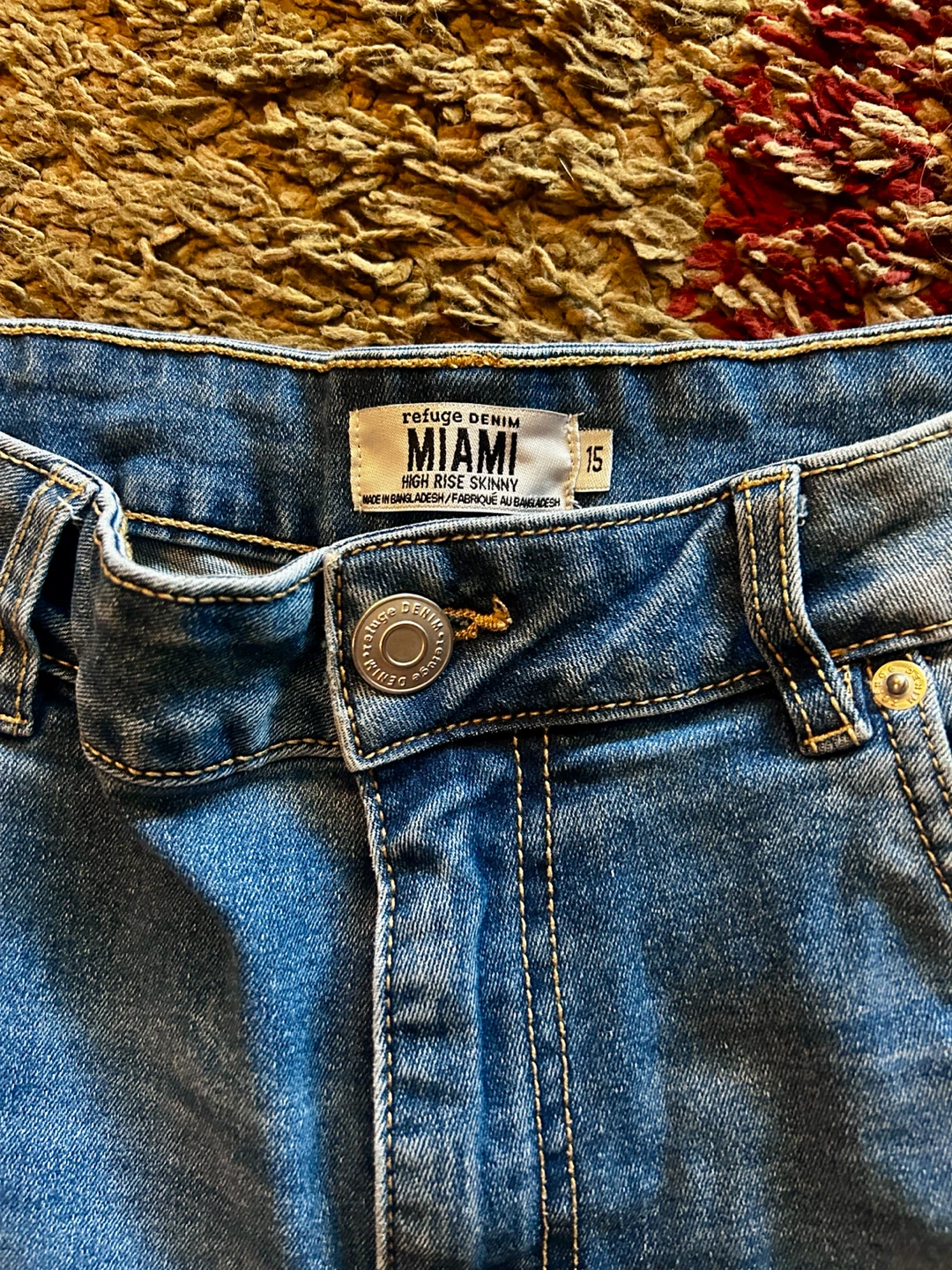 Ladies High Rise Skinny Jeans Size 15 - photo 5
