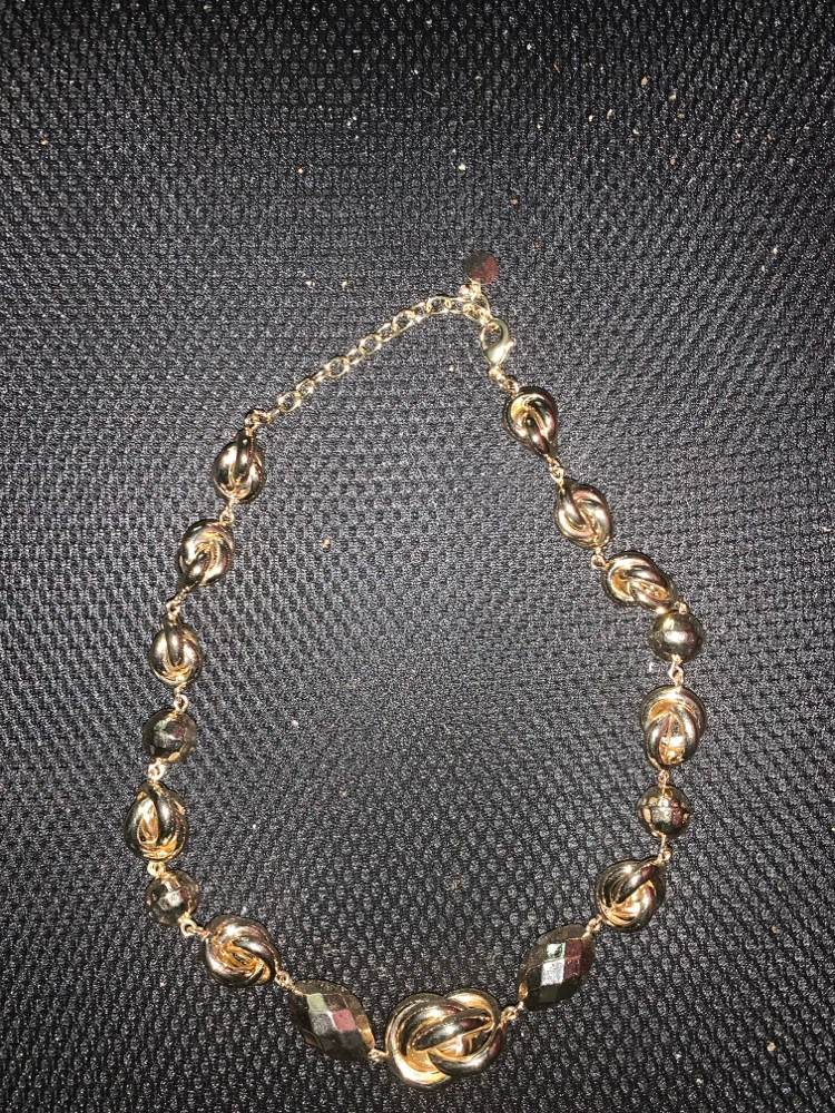 Gold-tone Knot Necklace