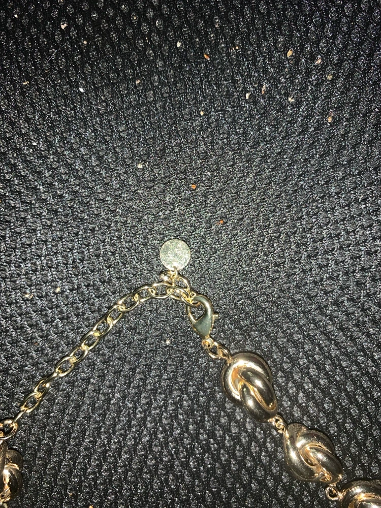 Gold-tone Knot Necklace - photo 2