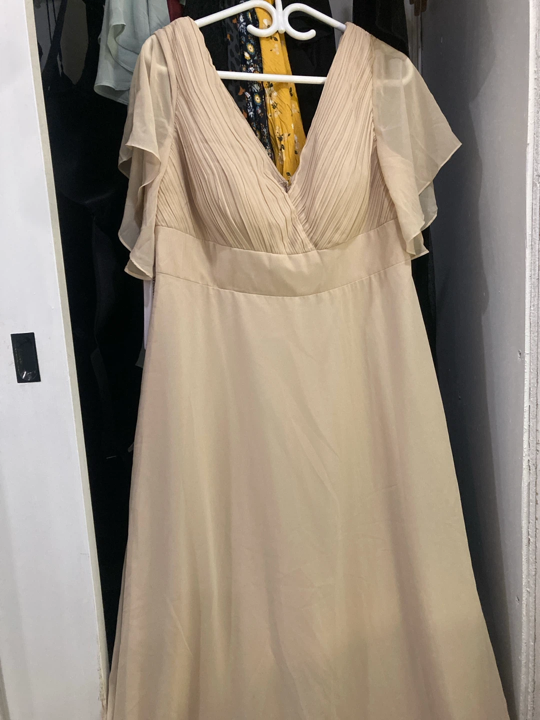 Chiffon V-Neck Dress