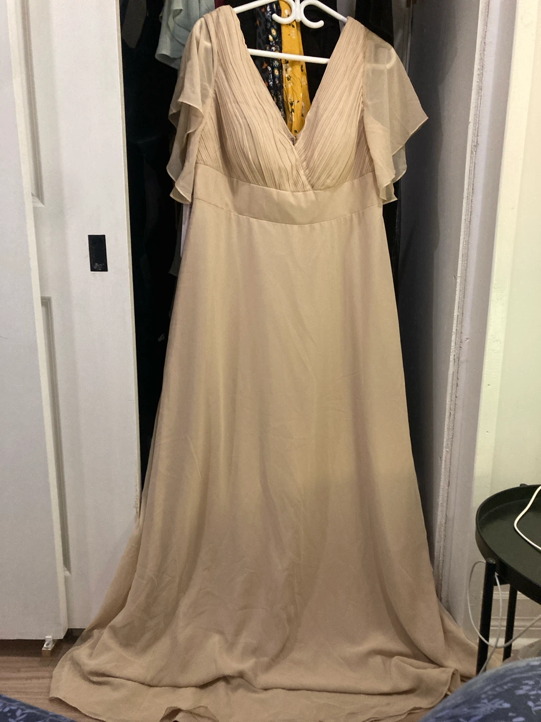 Chiffon V-Neck Dress - photo 2