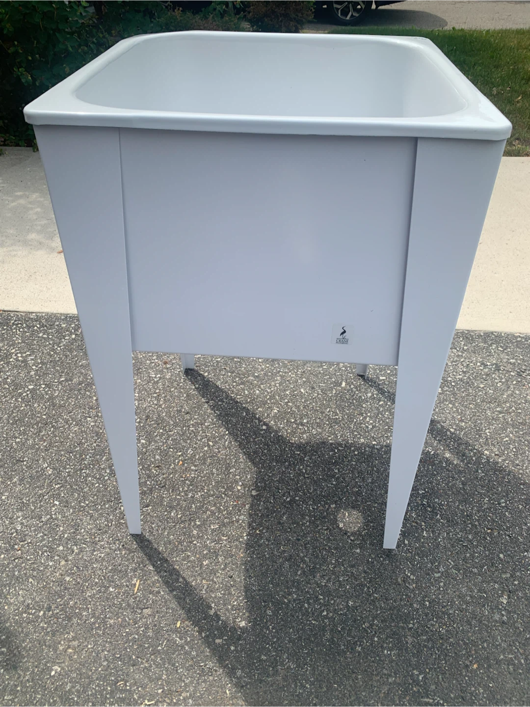 ENAMEL STEEL LAUNDRY TUB AND STAND - photo 3
