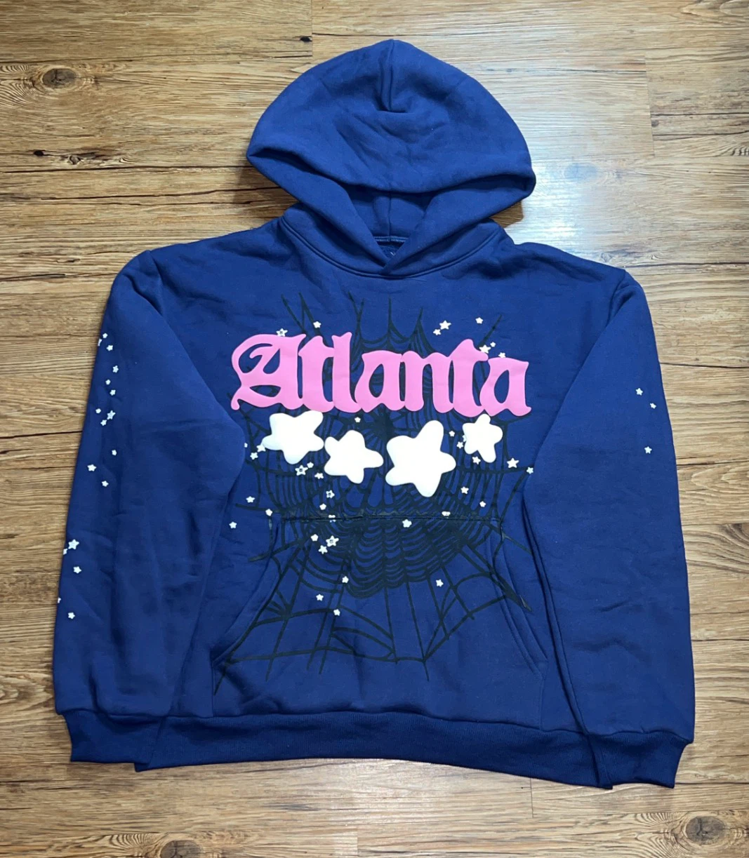 Sp5der "Atlanta" Hoodie Marina Blue - Size M (Brand New) - photo 2