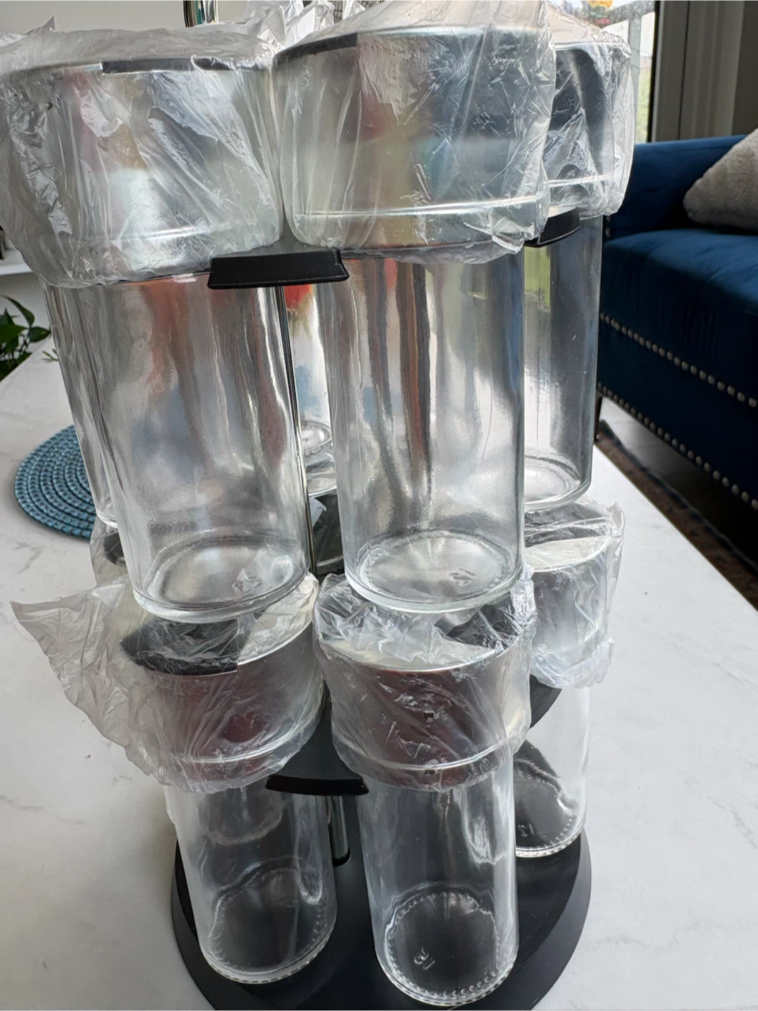 CookingStuff Revolving Spice Rack with 12 Spice Jars - photo 2