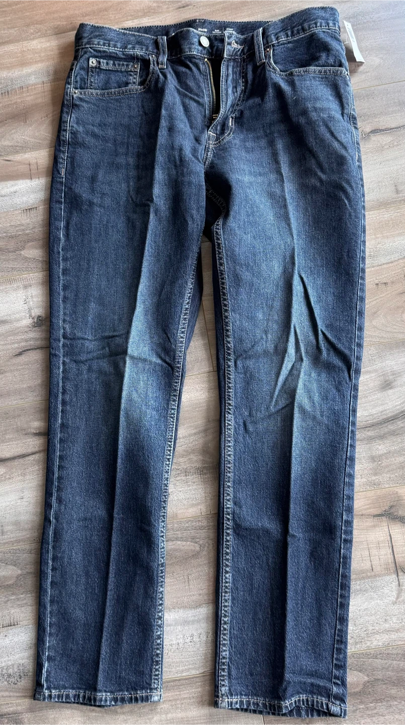 2 pair NWT Old Navy Slim Built-In Flex Jeans - Size 31x30 - photo 3