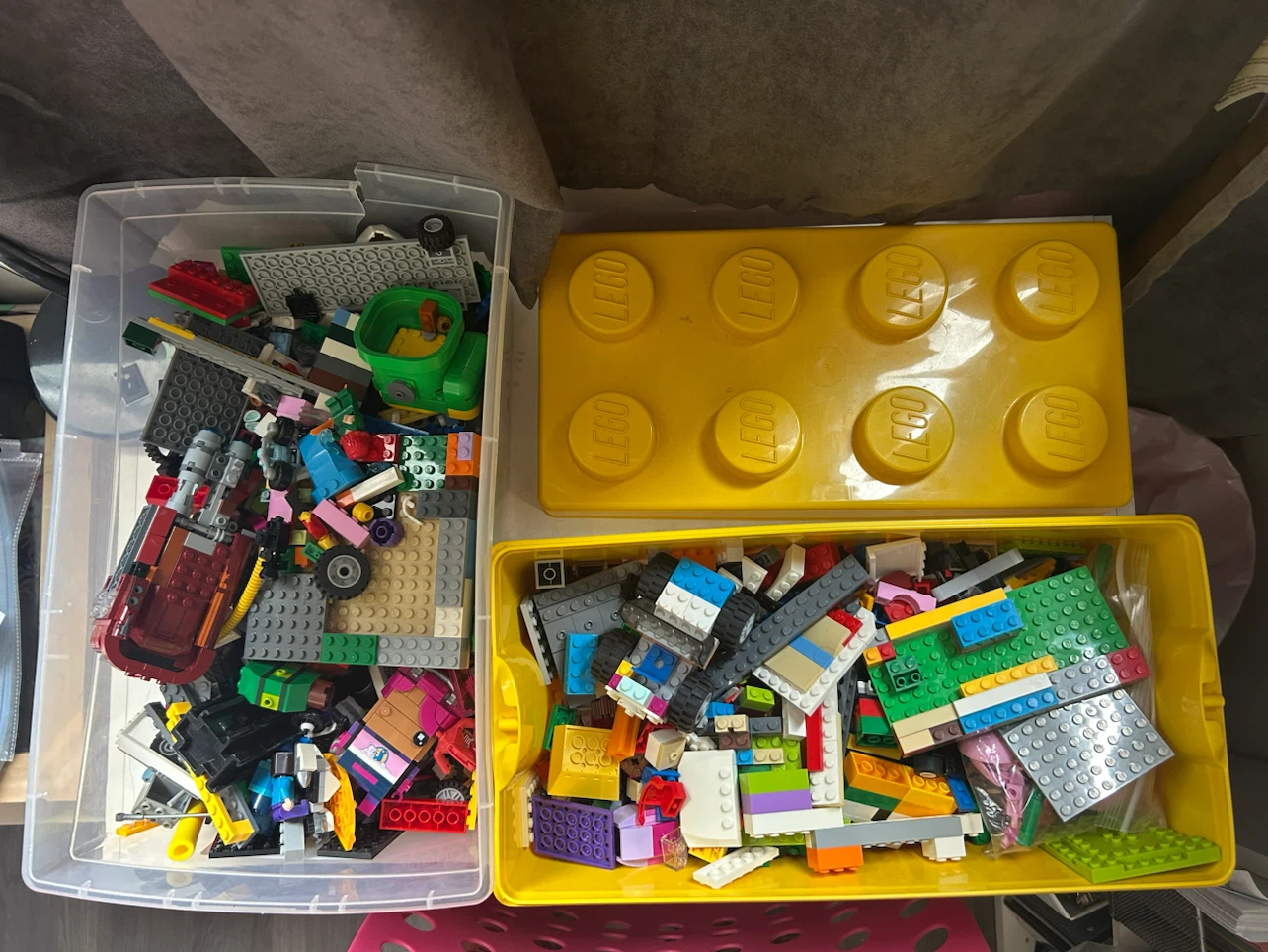 Bulk LEGO Mixed Parts (2 Bins)