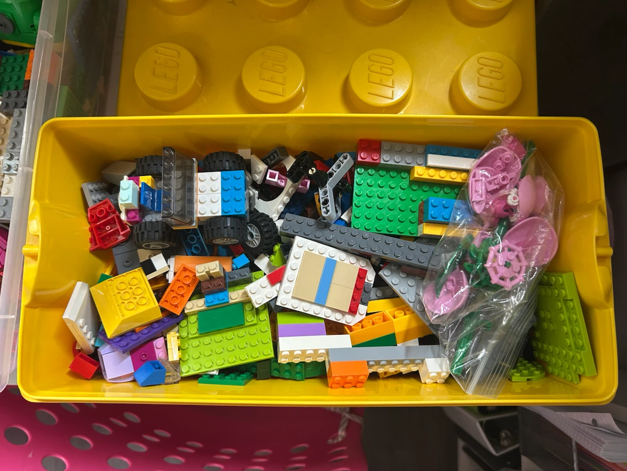Bulk LEGO Mixed Parts (2 Bins) - photo 2