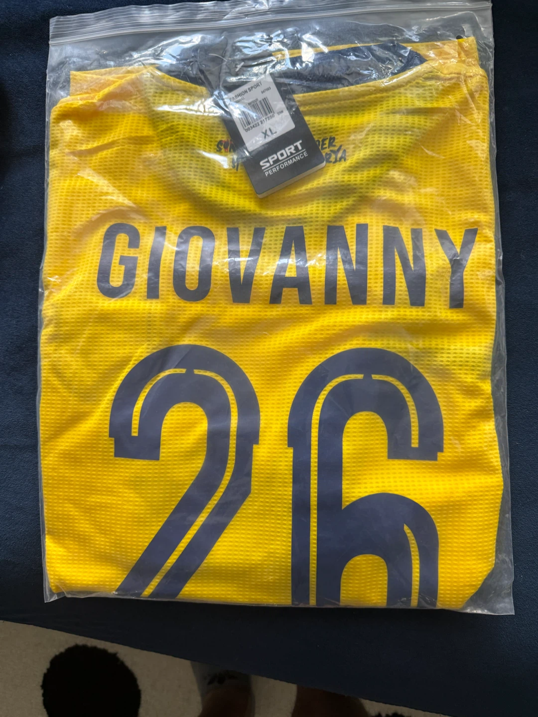 Marathon Ecuador National Team Soccer Jersey #26 Giovanny XL