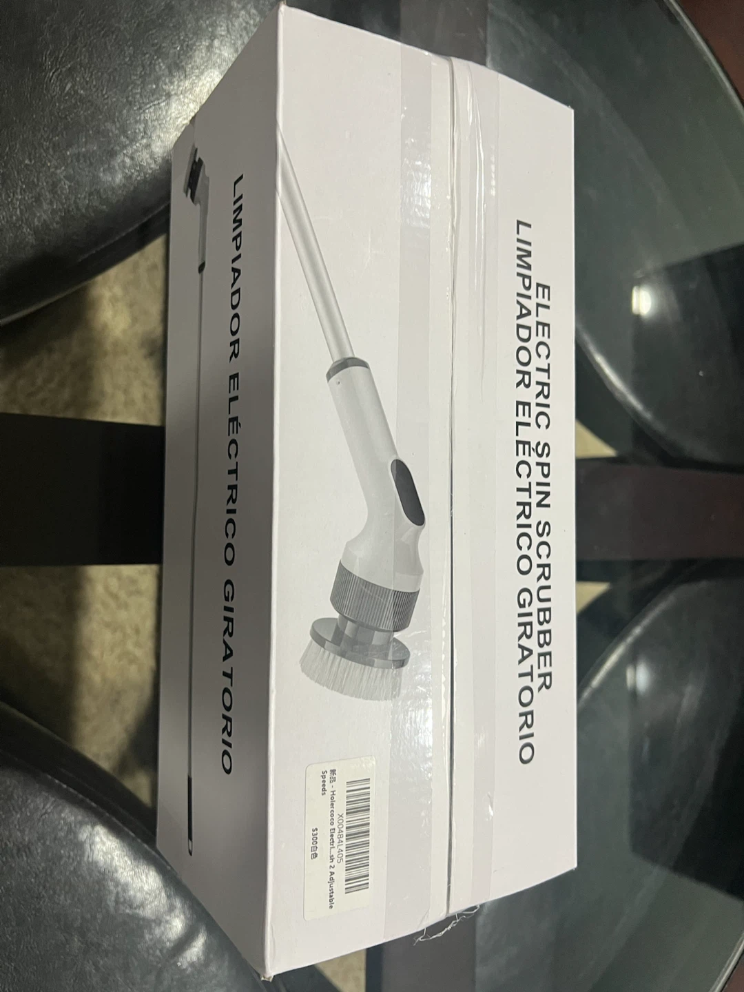 Electric Spin Scrubber with Extension Handle ( Brand New)