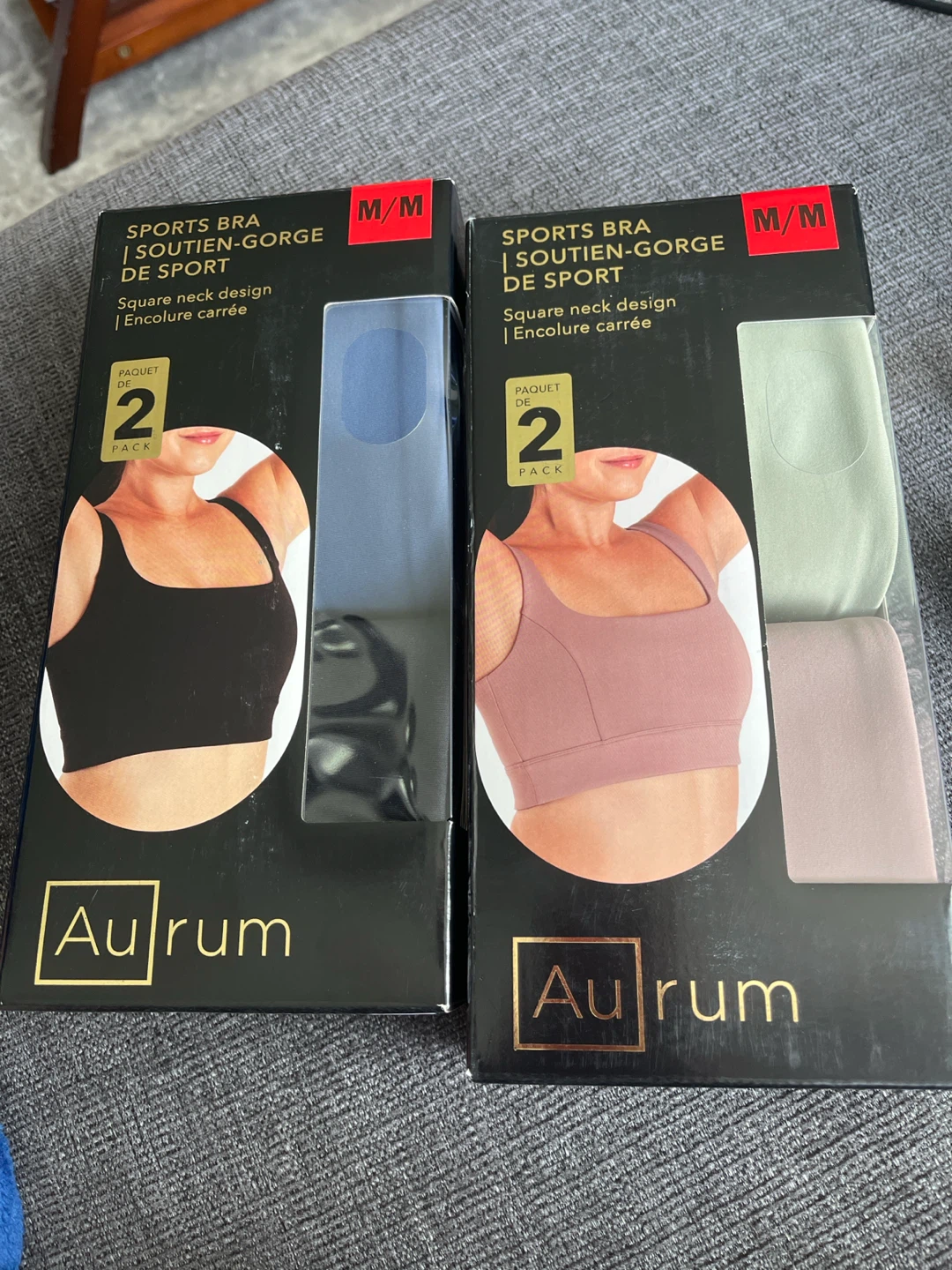 Au rum Sports Bra - M/M - 2 Pack