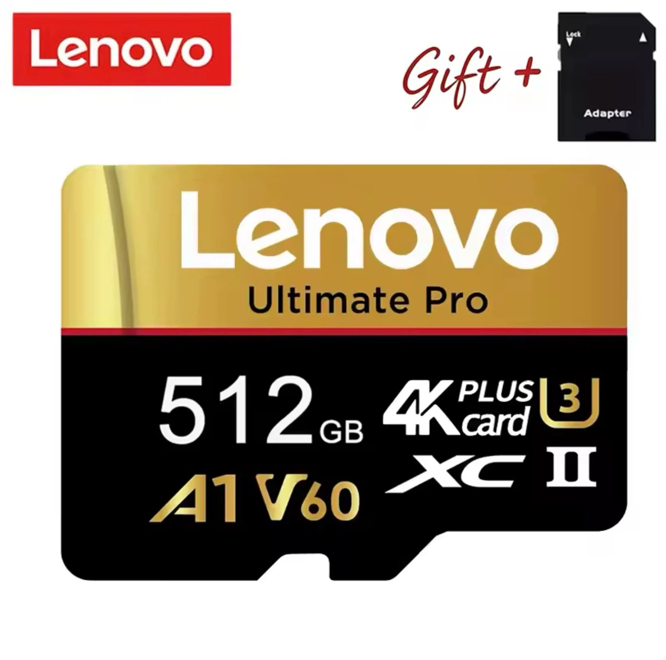 Lenovo Ultimate Pro 512GB SD Card with Adapter - photo 3