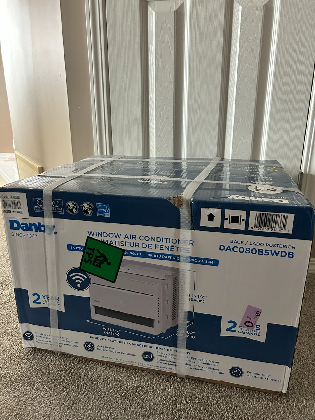 Danby 8K BTU Window Air Conditioner DAC080B5WDB