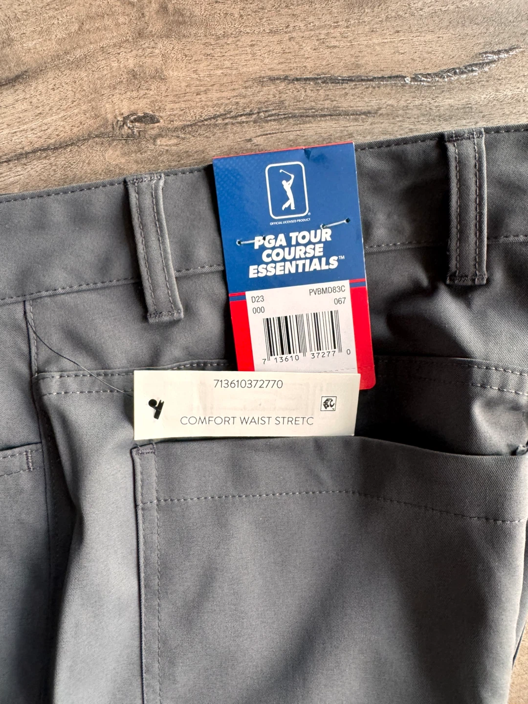 PGA Tour Course Essentials Grey Golf Pants - photo 3