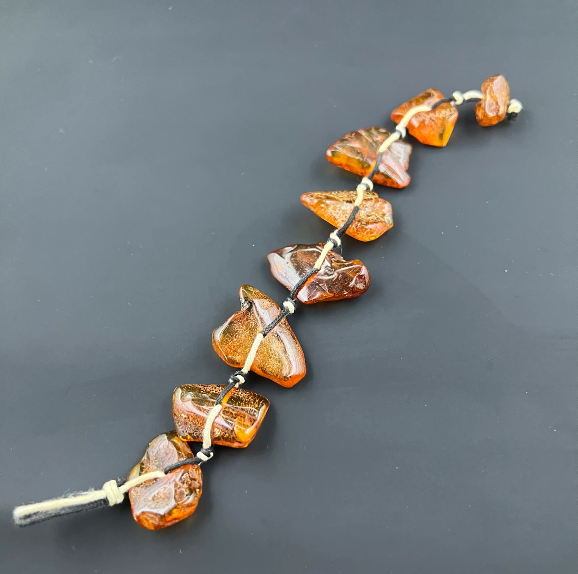 Chunky Raw Baltic Amber Bracelet