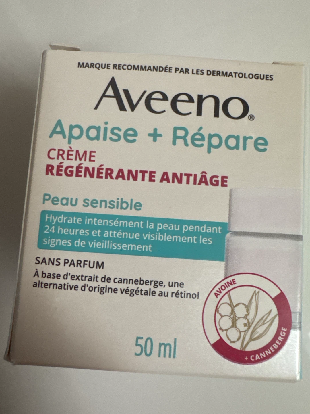 Aveeno Calm + Restore Age Renewal Cream 50 ml