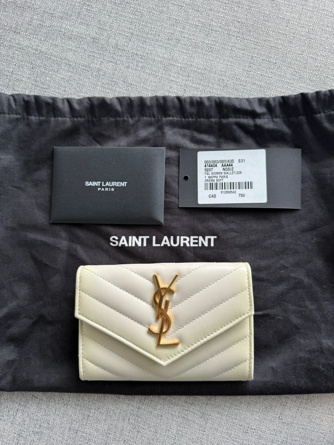 CASSANDRE MATELASSÉ SMALL ENVELOPE WALLET - photo 5