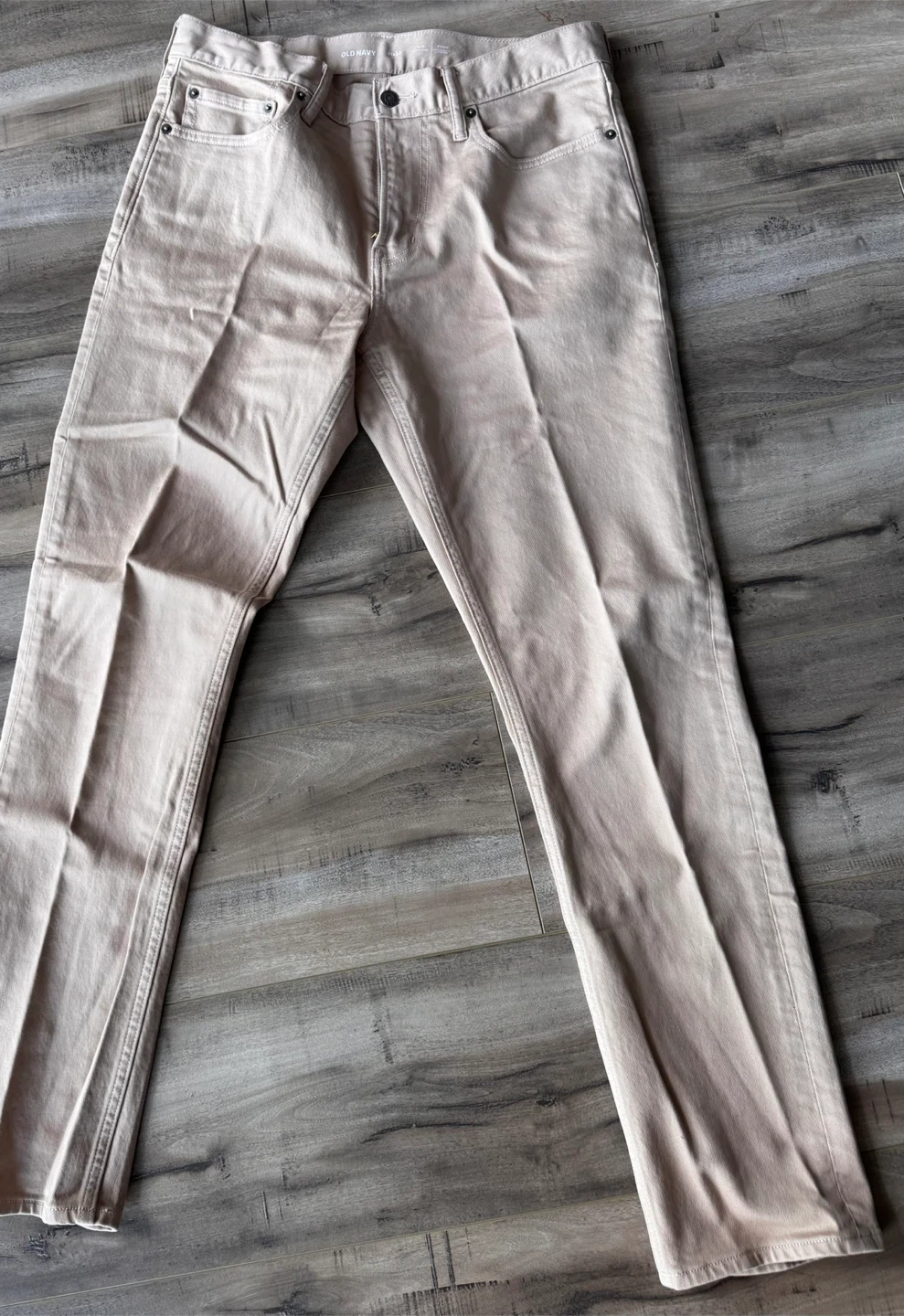 Men’s Old Navy light tan / beige jeans 31w 32L - photo 2
