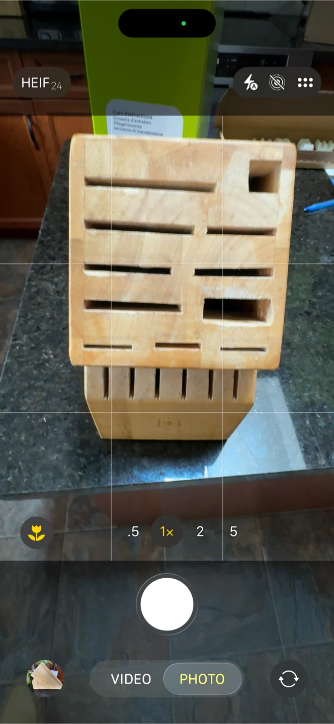 Victorinox knife butcher block